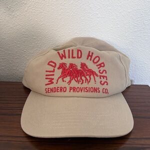 Buckle Tan and Red Wild Horses Hat
